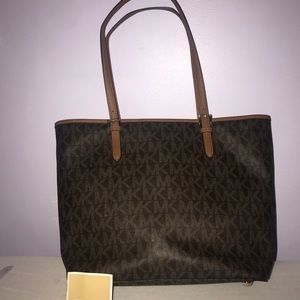 Michael kors monogrammed tote